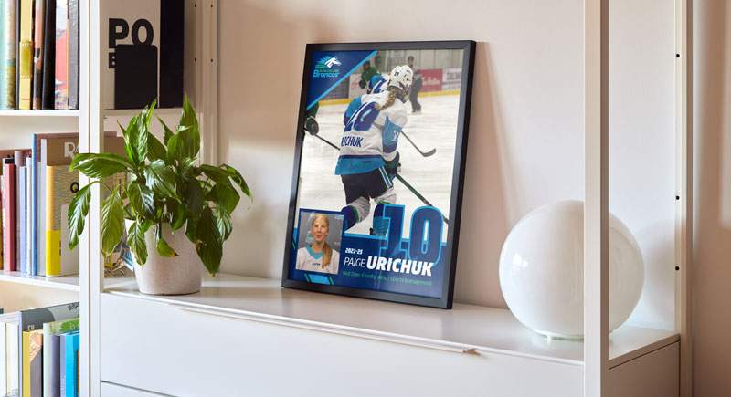 Hockey Awards Frame designed by Josh Squire.