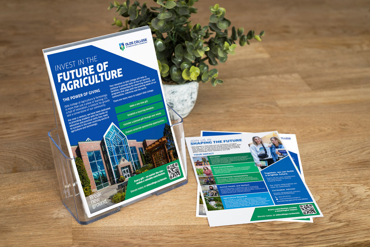 Call for Donations One-Page Document Designed by Josh Squire.